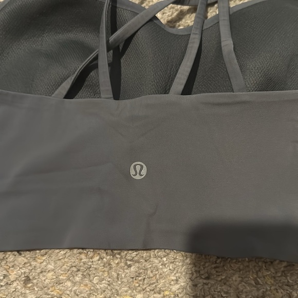 Lululemon Like a Cloud Long Line Bra in Charcoal Gray - Picture 2 of 2